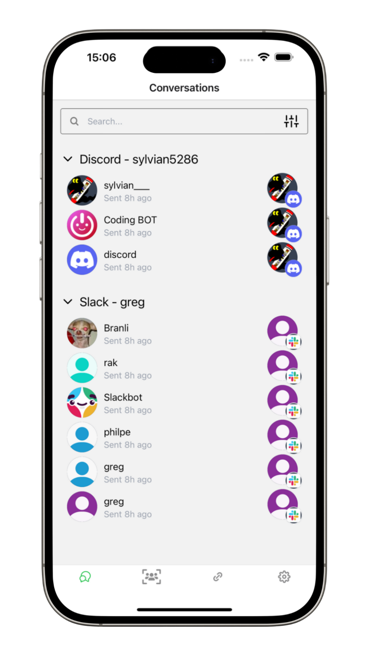 Greg App Mockup